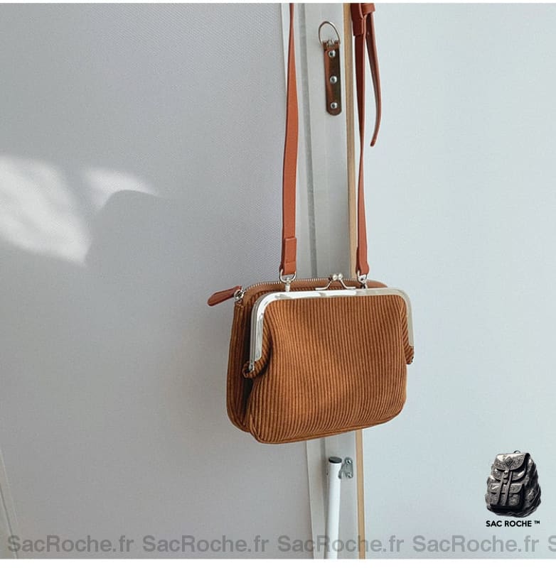 Sac Bandoulière Femme Wallet Marron Sac À Main Femme