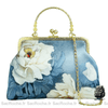 Sac Bandoulière Fleur Bleu Femme Modèle 2