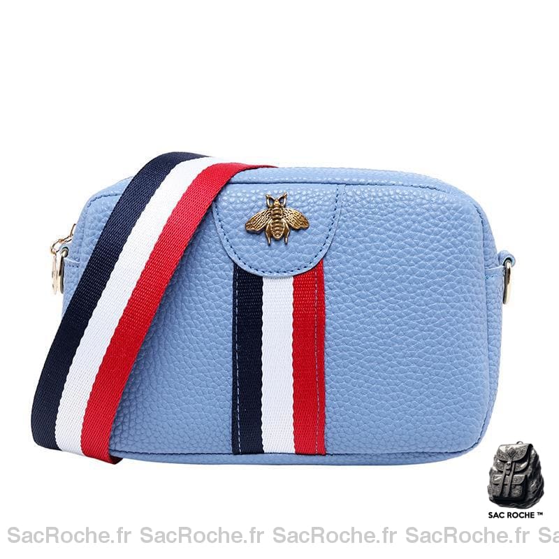 Sac Bandoulière France Bleu Navy Femme