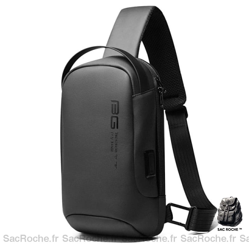 Sac Bandoulière Homme Tendance Gris Sacs Bange