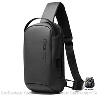 Sac Bandoulière Homme Tendance - modèle Gris - Sac Roche ™