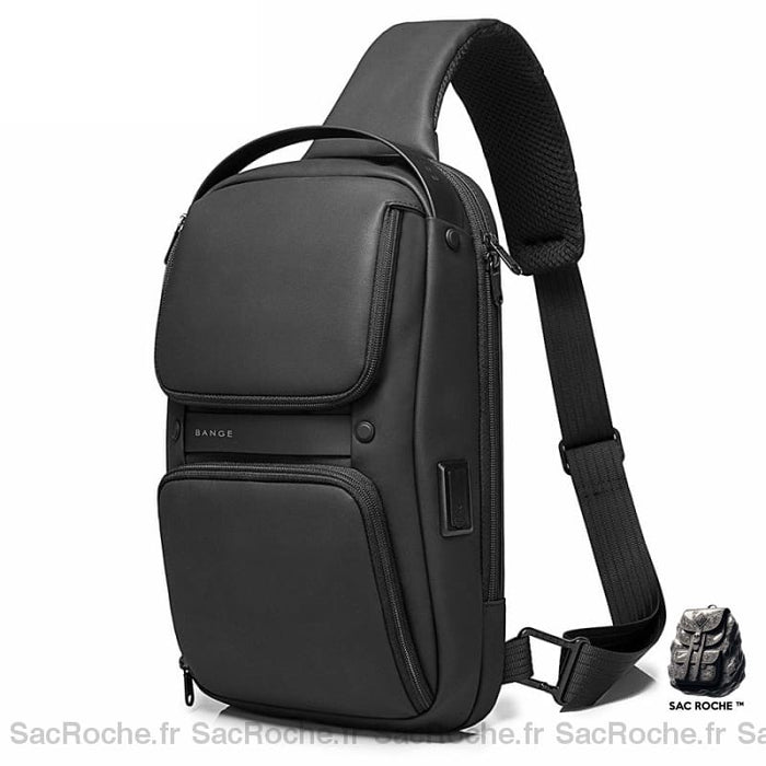 Sac Bandoulière Homme Urbain Noir Express Sacs Bange