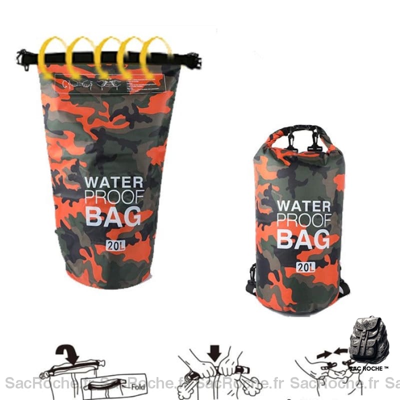 Sac Bandoulière Imperméable Camouflage À Dos Sport