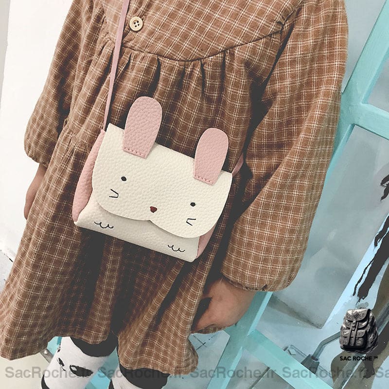 Sac Bandoulière Lapin Enfant Élégant Et Pratique À Dos