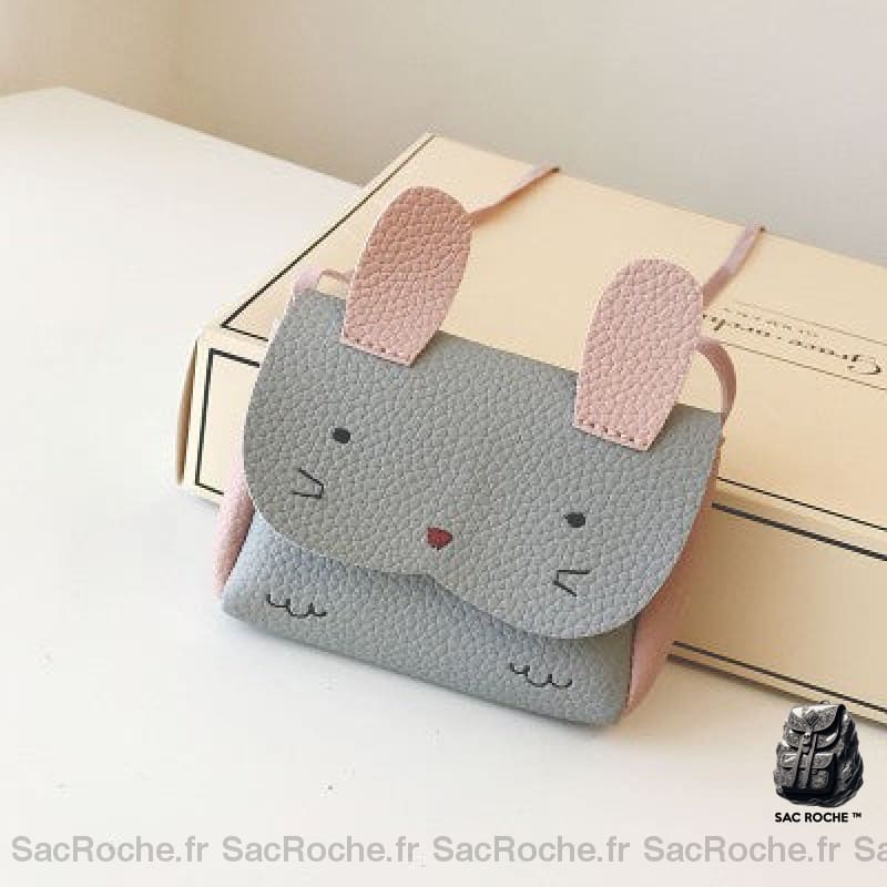 Sac de CP à bandoulière en forme de lapin pour enfants