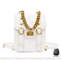 Sac Bandoulière Luxe Petit - Pochette Blanc Pochette Femme