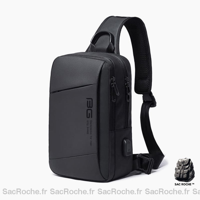Sac Bandoulière Noir Bange Stark Sacoche Homme