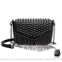 Sac Bandoulière Noir Femme - modèle 2 / 21 x 14 x 6cm - Sac Roche ™