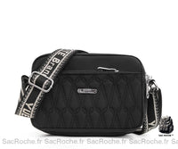 Sac Bandoulière Noir Petit Femme - Sac Roche ™