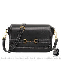 Sac bandoulière petit format - modèle Noir - Sac Roche ™