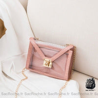 Sac Bandoulière Petite Taille - modèle Pink bag - Sac Roche ™