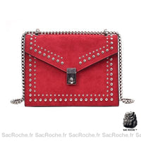 Sac Bandoulière pour Femmes - modèle Rouge / 19cm x 15cm x 8cm - Sac Roche ™