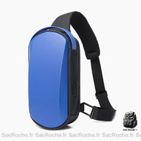 Sac Bandoulière Rigide Bange Paleme - modèle Bleu - Sac Roche ™