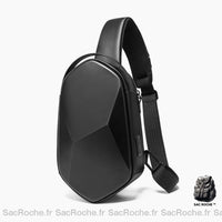 Sac Bandoulière Rigide Bange Petrola Noir Sacoche Homme