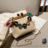 Sac Bandoulière Tendance - modèle Crème - Sac Roche ™