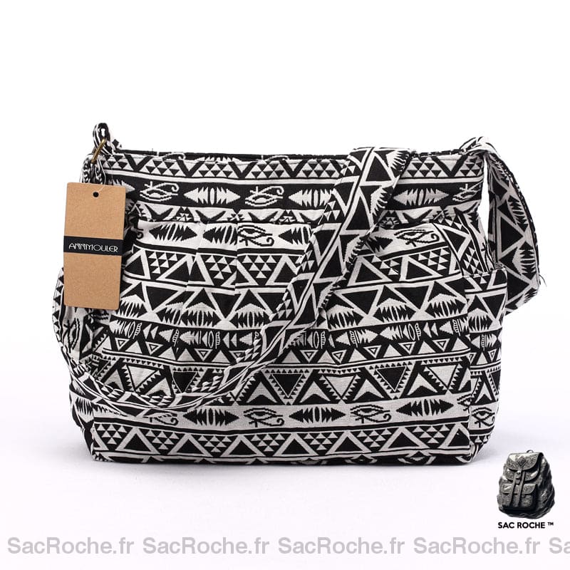 Sac Bandoulière Tissu Style Boho - Femme Sac À Main Femme