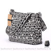 Sac Bandoulière Tissu Style Boho - Femme Noir Sac À Main Femme