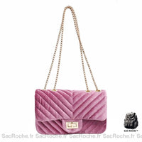 Sac Bandoulière Velours Femme Petit - Sac Roche ™