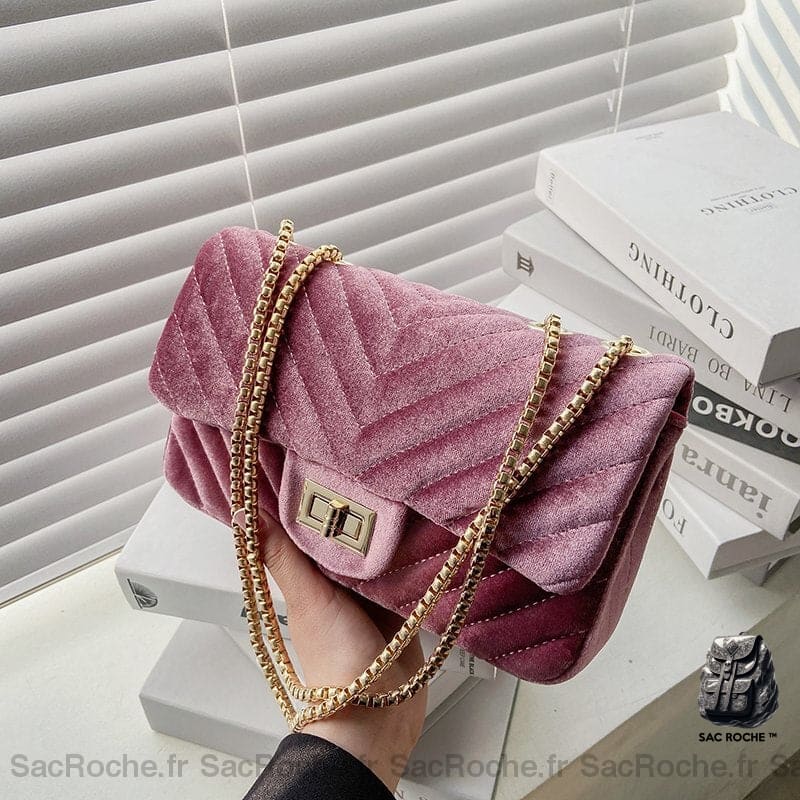 Sac Bandoulière Velours Femme Petit Sac À Main Femme