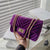 Sac Bandoulière Velours Femme Petit - modèle Violet - Sac Roche ™