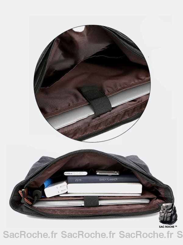 Sac Bandoulière Vintage 14 Ordinateur Cartable Homme