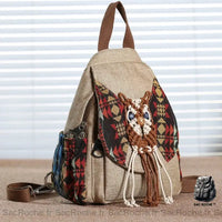 Sac bandoulière vintage - modèle Kaki - Sac Roche ™