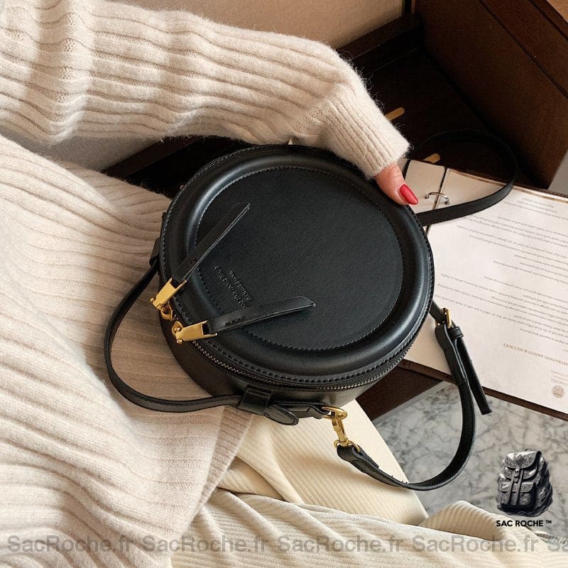 Sac Bandoulière Vintage Petite Taille Noir Sac À Main Femme