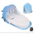 Sac berceau portable bébé - modèle Bleu - Sac Roche ™