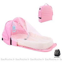 Sac berceau portable bébé - modèle Rose - Sac Roche ™