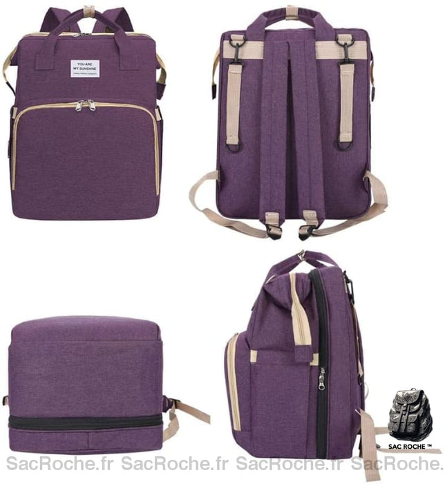 Sac Berceau Portable Pliable Maman À Dos Bébé