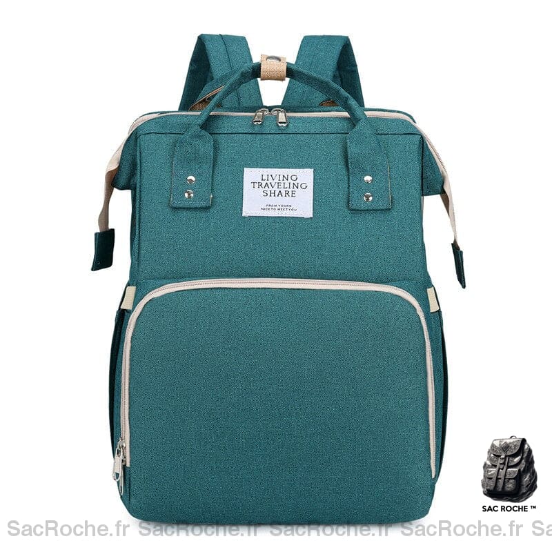 Sac berceau pliable portable pour maman - Vert - Couche Sac à langer