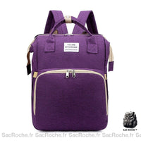 Sac berceau portable pliable maman - modèle Violet - Sac Roche ™