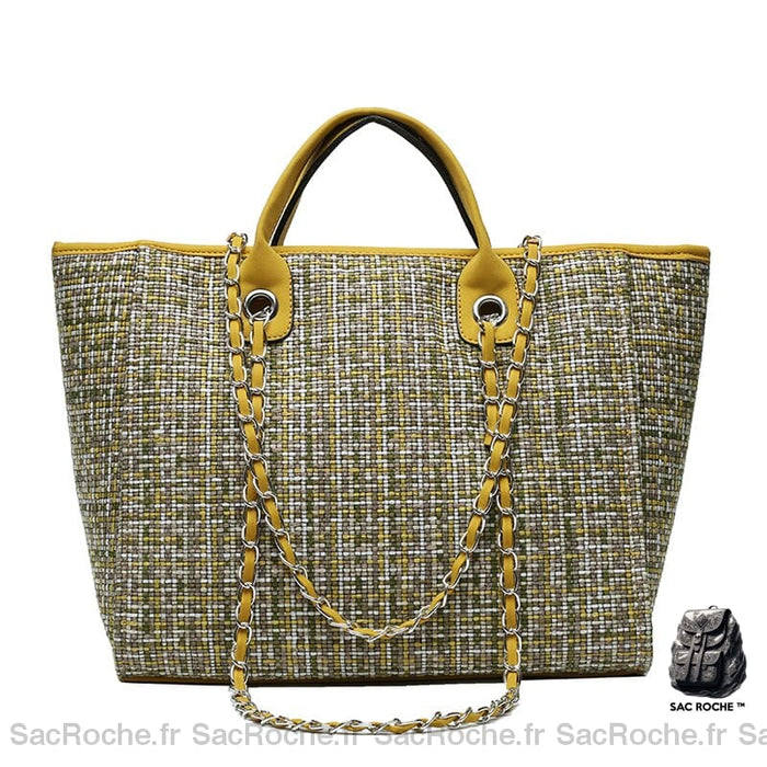 Sac Besace Artisanal Femme: Style Élégant Et Pratique Jaune Femme