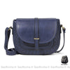 Sac Besace Bandoulière Vintage Main Bleu Sac À Main Femme