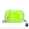 Sac Besace Chaîne Femme Vert / 19X13X7Cm