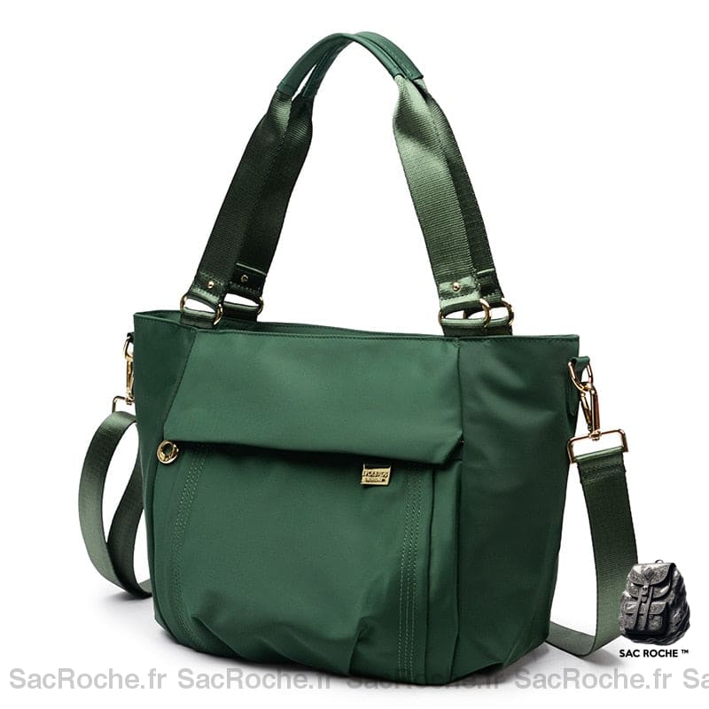 Sac Besace Cours Femme - Style Pratique Et Élégant Vert / 38X27Cm