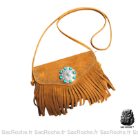 Sac Besace Cuir Bohème Femme - Sac Roche ™