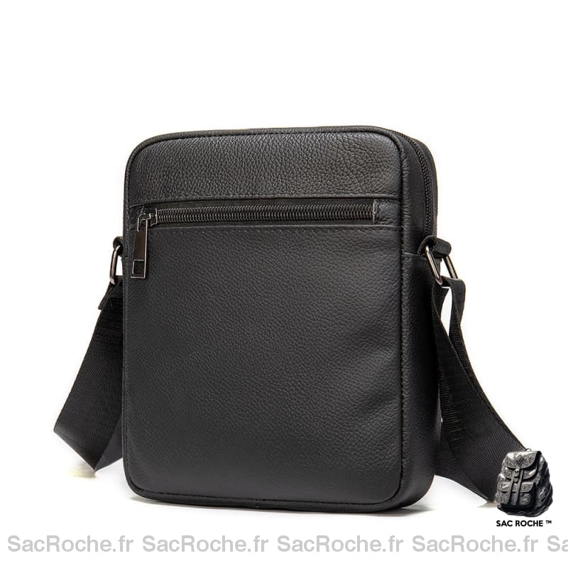 Sac Besace Cuir Femme Abordable Noir