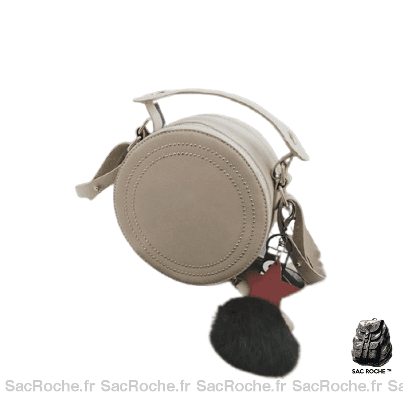 Sac Besace Cuir Femme Clouté Blanc Besace Femme