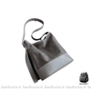 Sac Besace Cuir Femme Discount Gris / 28X32X11Cm
