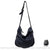Sac Besace Cuir Femme Italien - modèle Bleu marine - Sac Roche ™