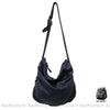Sac Besace Cuir Femme Italien Bleu Marine
