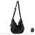 Sac Besace Cuir Femme Italien - modèle Noir - Sac Roche ™