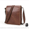 Sac Besace Cuir Femme Marron / 24X6.5X29.5 Cm