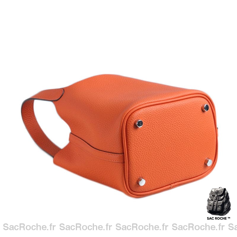 Sac Besace Cuir Femme Naturel