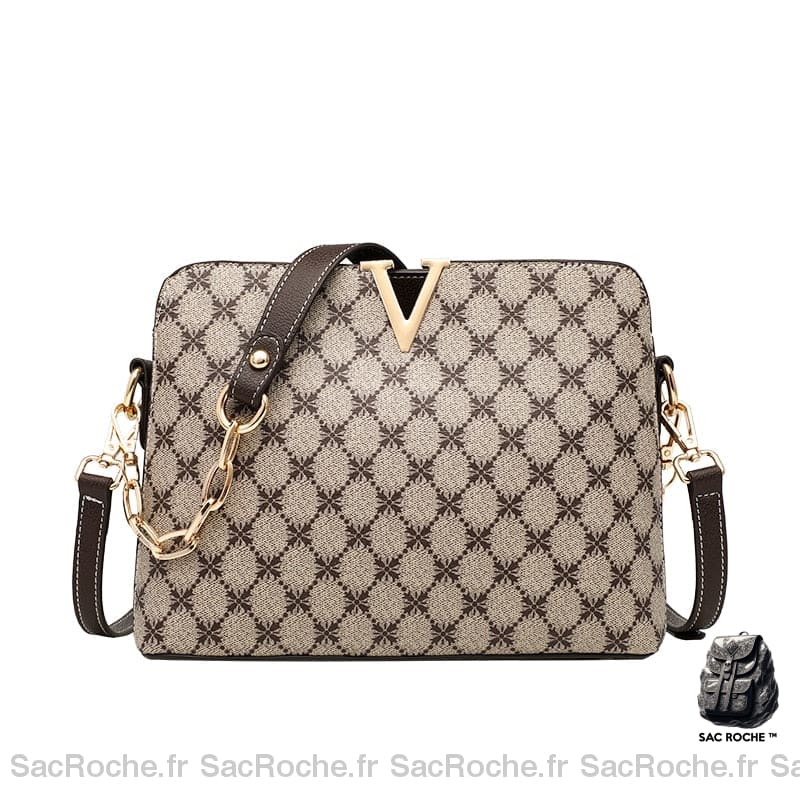 Sac Besace Cuir Femme Naturel Beige