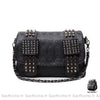 Sac Besace Cuir Femme Noir