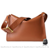 Sac Besace Cuir Femme Souole Camel / 30X22X14 Cm