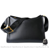 Sac Besace Cuir Femme Souole Noir / 30X22X14 Cm