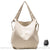 Sac Besace Cuir Femme Souple - modèle Blanc / 40cm x 10cm x 40cm - Sac Roche ™